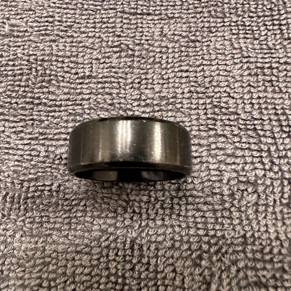 Black Titanium Ring - image 2